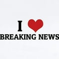 thumbnail image 2 of CafePress - I Love Breaking News Infant Creeper - Baby Light Bodysuit, Size Newborn - 24 Months, 2 of 4
