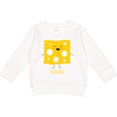 thumbnail image 2 of Inktastic Cute Kawaii Cheese Toddler Sweatshirt, 2 of 4