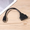 thumbnail image 3 of Divisor compatible con HDMI Video 1080P Conmutador compatible con HDMI 1X2 Split 1 en 2 Adaptador de cable de salida, 3 of 3