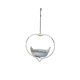 thumbnail image 4 of Comedero para pájaros colgante, casa para pájaros, decoración de jardín de metal y hierro para exteriores, para patios y jardines, multifuncional, atrae fauna silvestre (rojo) NCHKUN, 4 of 8