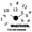 Black, variant on Inspirational Quote Silhouette Frameless Wall Clock Stickers, DIY Modern Decorative Clocks for Living Room, Bedroom, Office - Easy to Install, Large 3D Clock Design (Gold,27in)