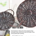 thumbnail image 3 of Yirtree Hanging Planter Basket Handmade Wicker Braided Flower Pot Nest Storage Container Rattan Vase Garden for Bedroom Home Garden Outdoor Indoor Flower Plants Storage Window Decor, 3 of 8
