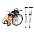 thumbnail image 1 of BELOVING Crutchs Wheelchair Models Experiment Stem Projects Toy Doll House Accessories Orange, 1 of 8