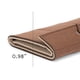 thumbnail image 3 of Ounissouiy Soporte de exhibición Bolsa de almacenamiento Colgador de pared de tamaño compacto Estante para colgar Sin rasguños Suavidad Estilo Almacenamiento y organización del hogar Color café, 3 of 6