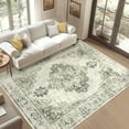 thumbnail image 3 of Neutral Living Room Rugs 2*6ft/5*7ft/6*9ft/8*10ft/9*12ft/10*13ft Washable, Soft Vintage Large Area Rugs for Bedroom Boho Farmhouse Low Pile Non-Slip Indoor Carpet Rugs for Living Room Dining Room Home, 3 of 7
