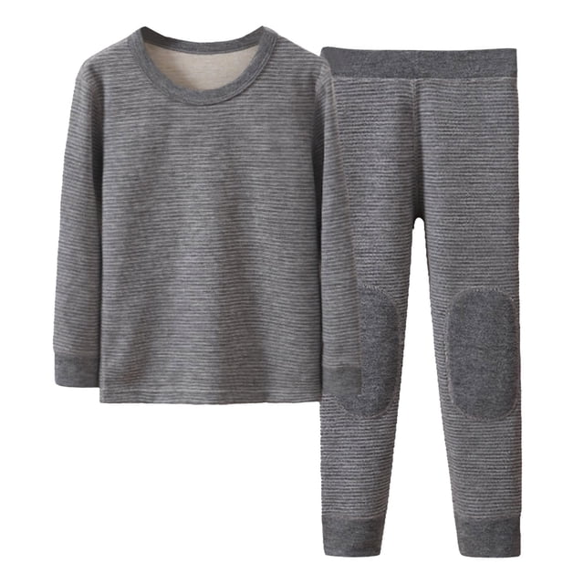 2 Set Youth Kids' Thermal Underwear Set Compression Shirt Leggings Pants Kids Base Layer Cold Weather