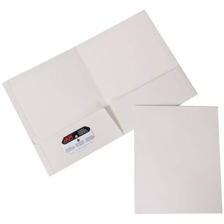 glossy folders 6pk jam pocket presentation paper