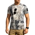 thumbnail image 3 of Men's Quick Dry Camo Shirts Short Sleeve Athletic Lightweight Workout Performance Hiking Shirt, 3 of 7