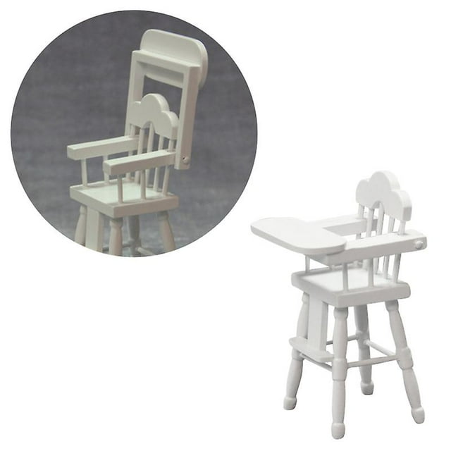 Minisilla alta de juguete para niños, ajustable, asiento de mesa, molde para niños pequeños