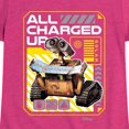 thumbnail image 3 of Disney Wall-E - All Charged Up - Toddler & Youth Girls Short Sleeve Graphic T-Shirt, 3 of 5
