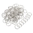 thumbnail image 1 of Unique Bargains Metal Binder Rings, Silver Tone, 100 Pack, 1 of 5