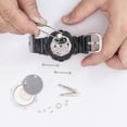 thumbnail image 3 of 2 varillas de conexión para correa de reloj, herramientas de reparación para relojeros, diámetro interior de 20 mm (color acero)., 3 of 7
