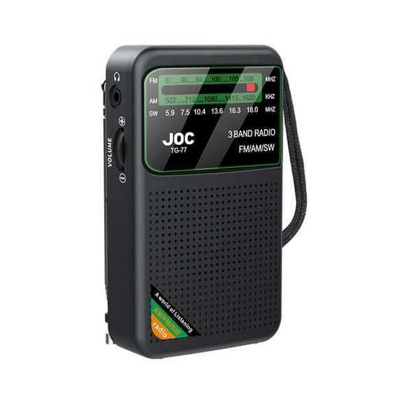 AM/FM/SW Compact Radio with Loud Speaker for Clear Listening Experience by YFind