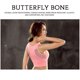 thumbnail image 3 of Chaleco deportivo Sujetador con aros Ropa interior para correr de yoga de secado rápido Fitness, Rosa, L Sweethay AP001273-08B, 3 of 7