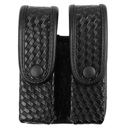 Uncle Mikes Fitted Handgun Magazine Case Double, Mirage Basketweave