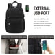 thumbnail image 5 of Laptop Backpack for Women 15 inch, with USB Port, Waterproof Travel Backpack Black, 5 of 5