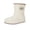 Beige, variant on Women's Ankle Short Rainboots Round Toe Garden Galoshes Shoes Fashion Cute Wide Width Rain Shoes for Outdoor Casual Work Walking Kitchen Wear