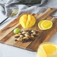 thumbnail image 6 of SLYNSHome Wood Cutting Board and Chopping Board with Handle,Charcuterie Board cutting boards for kitchen,for Bread Meat Cutting Fruit Cheese Serving Board Butcher Block, 6 of 6