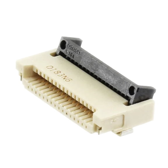 Pack of 13 XF3M-1615-1B Conn FFC/FPC Connector SKT 16 POS 0.5mm Solder RA SMD, RoHS, Cut Tape