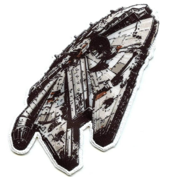 Star Wars Millennium Falcon Iron on Applique Patch