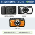 thumbnail image 2 of Wasabi Power DB-110 Batterie (Lot de 2) et Chargeur pour Ricoh GR III, WG-6, 2 of 5
