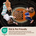 thumbnail image 4 of Design&I 6'x9' Ultra Soft Area Rug, Vinyl Record Retro Music Design With Bold Spinning Disc Motif None Fluffy Washable Non Shedding for Guest Room Bedroom Living Room, 4 of 7