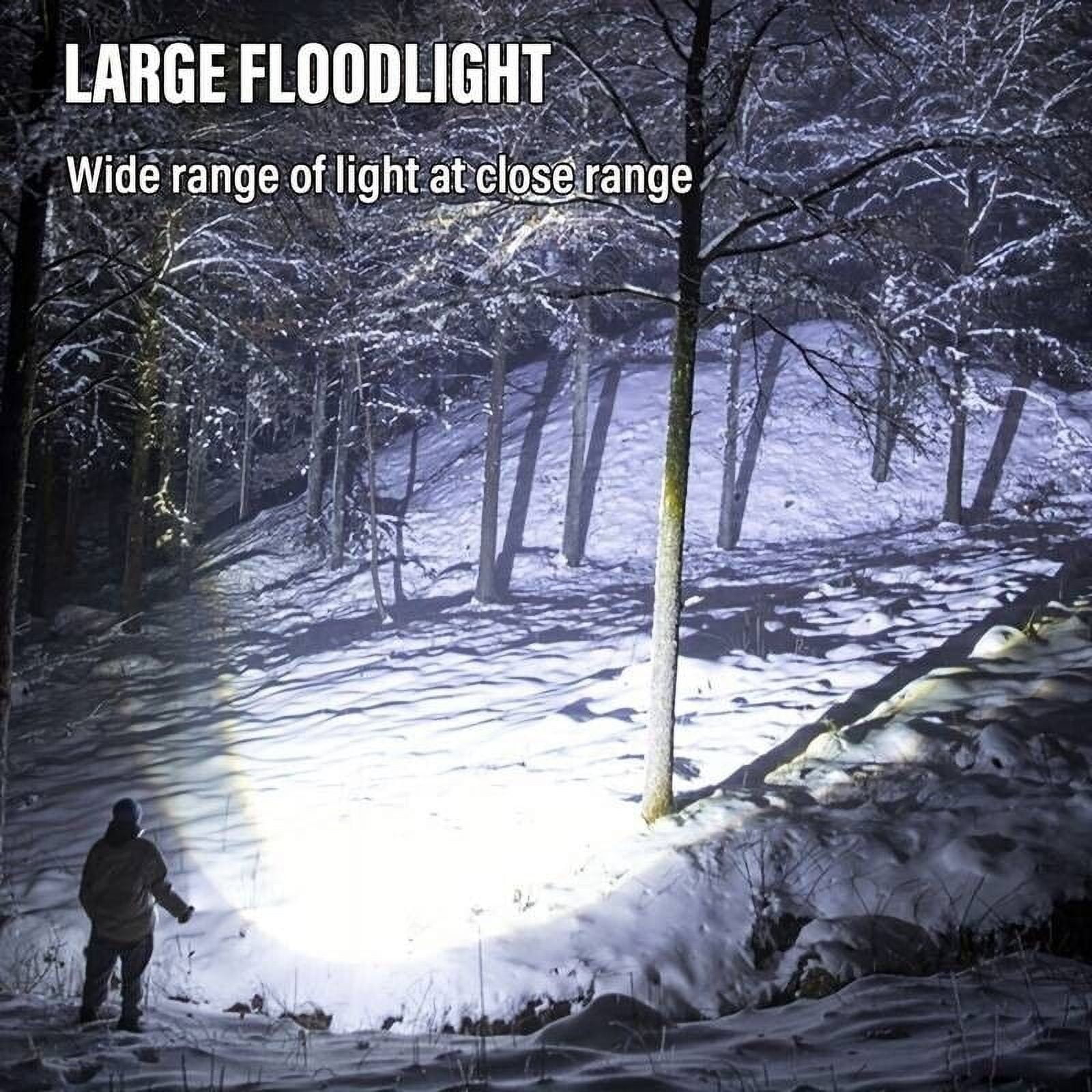 300000LM Solar/USB Rechargeable LED Spotlight Flashlight Searchlight Handheld