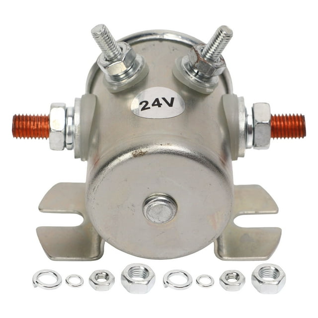 Starter Solenoid Switch,200A 24V Motor Starter Starter Relay Solenoid Meticulously Designed