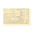 thumbnail image 4 of Historical Civil War Map - United States Central - Bien 1895 - 23 x 36.65 - Vintage Wall Art, 4 of 5