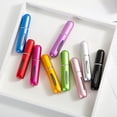 thumbnail image 5 of 5 Pack 5ml Reusable Mini Perfume Spray Bottles, Portable Aluminum Refillable Atomizer, Multi-Color Travel Liquid Storage Bottles, 5 of 6