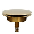 thumbnail image 6 of Westbrass D50P35SRE-01 35" Cable Drive Bathtub Drain Trim with Rotary Overflow Cover Knob, Pop-Up Stopper Sch. 40 PVC Fittings, Polished Brass, 6 of 13