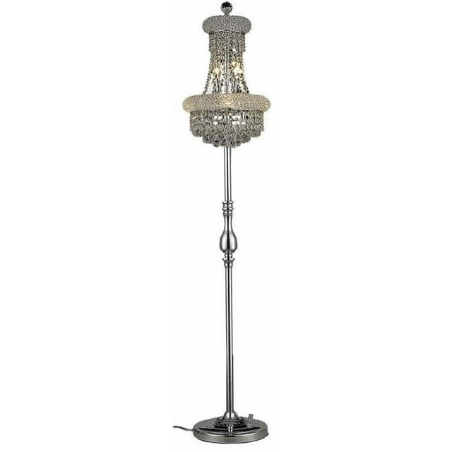 Elegant Lighting Primo 58" 6 Light Elegant Crystal Floor Lamp