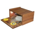 thumbnail image 1 of Mesa De Noche Buro Luz Led Flotante Ensamblado Marron, 1 of 7