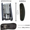 thumbnail image 4 of Kit d'Outils de Réparation Multifonction, Essentiel pour Outil d'Entretien Régulier et Réparation de Vélo d'Urgence, Accessoires de Vélo Durables et Fonctionnels, Facile à Transporter, 4 of 5