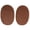 Brown, variant on 2pcs DIY Multicolor Suede Fabric Patch Iron On Patches Repair Elbow Knee Small Patches For Clothes Stickers Sewing Accessories