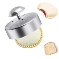 thumbnail image 2 of Coupe-sandwich et Scellant Biscuit en Acier Inoxydable Crust Stamper, 2 of 8