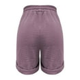 thumbnail image 5 of Ailaofu Women Shorts for Seniors Summer 2025 Casual Womens Bermuda Shorts Knee Length High Waisted Drawstring Loungewear, 5 of 6