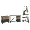 thumbnail image 1 of Bush Furniture Raffinerie 4 Pièces de Bureau Industriel en Gris Rustique, 1 of 8