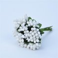 thumbnail image 3 of Mini bayas de acebo artificiales, flores de cerezo de imitación esmeriladas, guirnalda navideña para fiestas de bodas, decoración del hogar, 3 of 5