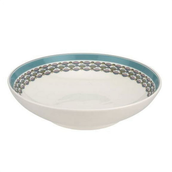 Portmeirion Westerly Turquoise Low Serving Bowl