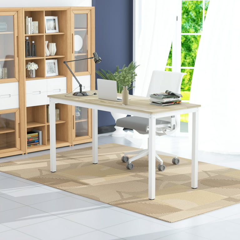 Teraves Computer Desk Dining Table Sturdy Writing Workstation for Home  Office