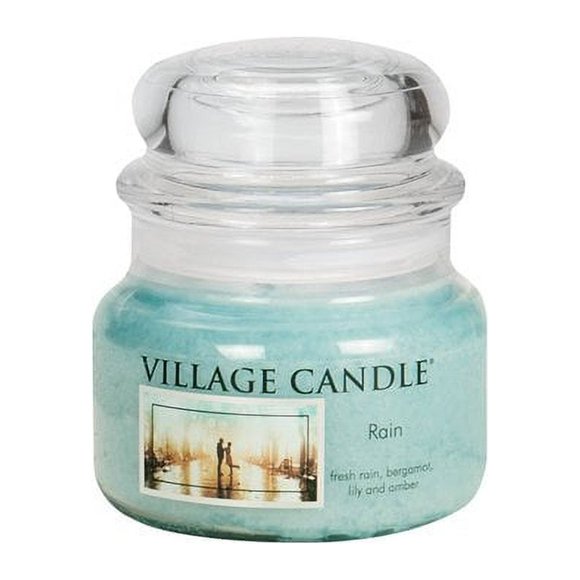 Village Candle Sapin de Noël Verre Moyen Pot Apothicaire Parfumé Bougie, (16 Oz), Vert