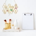 thumbnail image 2 of Weiweiguan Household Hanging Jewelry Rack Honeycomb Design Jewelry Earring Display Rack, 2 of 6