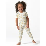 Modern Moments by Gerber Super Soft Baby and Toddler Unisex Short Sleeve Pajama Set, 2-Piece, Sizes 12M-5T