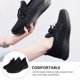thumbnail image 4 of unbranded 1Par Zapatillas Deportivas Negras Con Ergonómico Y Material Transpirable Para Entrenamiento, 4 of 6