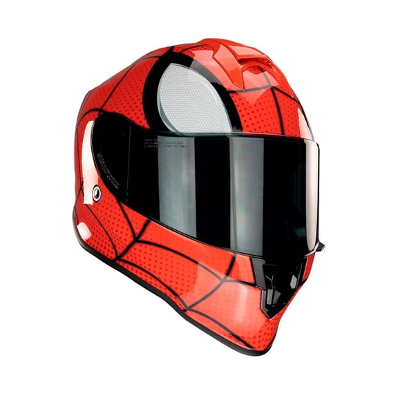 Casco Para Moto Kov Spiderman Marvel Ece2206 Certificado