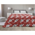 thumbnail image 1 of Floral Down Alternative Comforter, Blossoming Peonies Vintage Botanical Composition Abstract Petals and Buds, Microfiber Quilt for All Season, 5 Sizes, Multicolor, by Ambesonne, 1 of 3