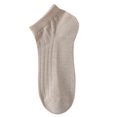 thumbnail image 2 of No Show Socks for Men Non Slip Low Cut Ankle Sock for Walking Running Gym Workouts,Coffee, 2 of 3