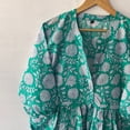 thumbnail image 5 of Kitty Printed Cotton Dress, Handblock Cotton Dress,Indian Print Dress,Cotton Block Dresss,Block Print Dress,Long Dresses, 5 of 8