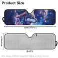 thumbnail image 7 of Yuyamidu Wolf Windshield Sun Shade for Jeep, Galaxy Windshield Sunshade for Wrangler TJ JK JL1997-2024, Sun Shade Cover for Jeep, UV Ray & Heat Block, 7 of 7